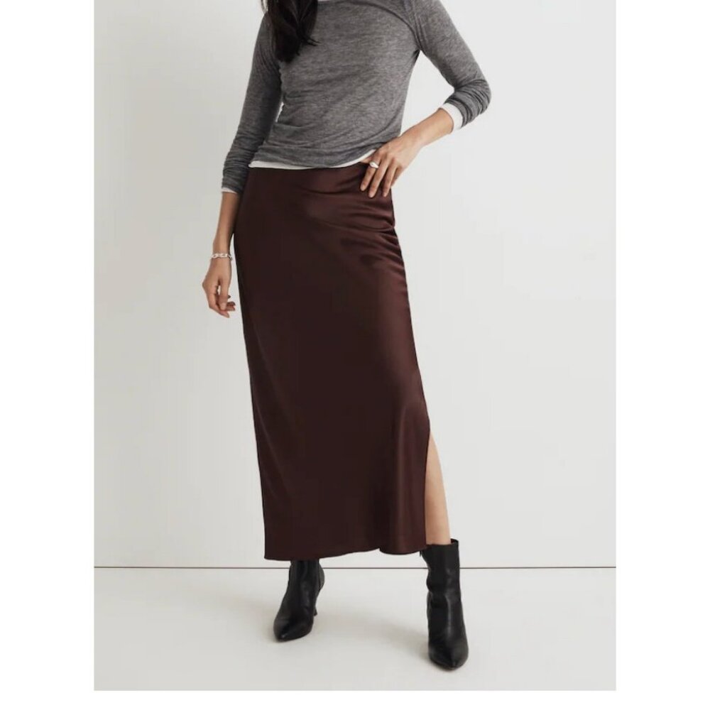 Madewell Brown Maxi Skirt